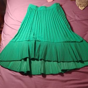 NWT Asos Green Pleated Skirt? Dress?